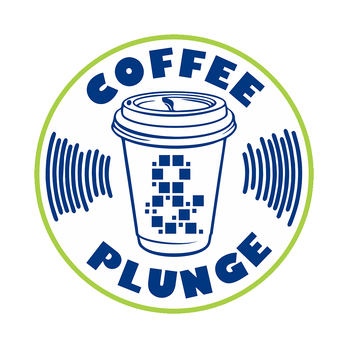 Coffe and Plunge Logo white